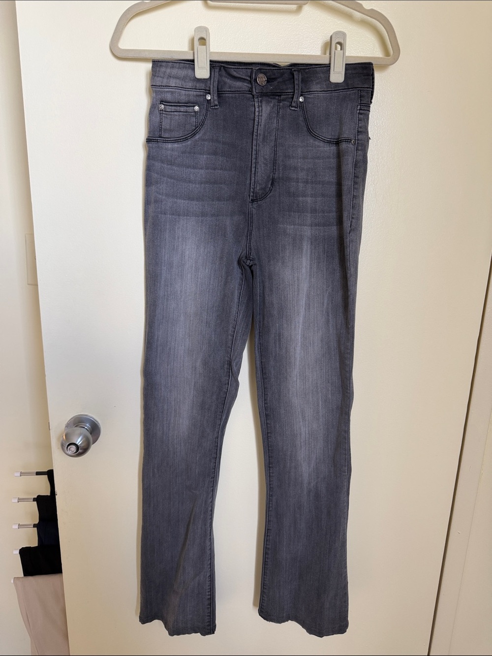 AFRM Men's Gray Slim Straight Jeans